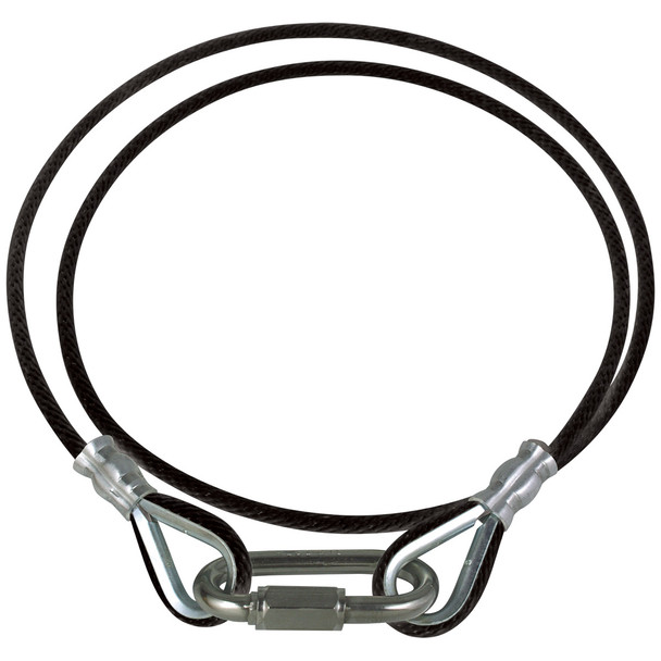 Rope Retainer Ring for 7 Inch Flagpole Butt Diameter Black 360260