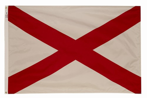 Alabama State Flag 8x12 Feet Spectramax Nylon by Valley Forge Flag 82222010