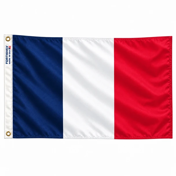 France Flag 3x5 Feet Nylon with Heading and Grommets 031553