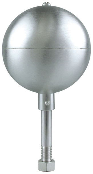 3" Inch Stain Aluminum Ball Flagpole Ornament