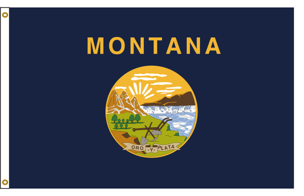 Montana 5'x8' Nylon State Flag 5ftx8ft