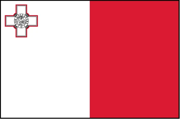 Malta flag design — product illustration, not a photograph or size-specific construction detail.