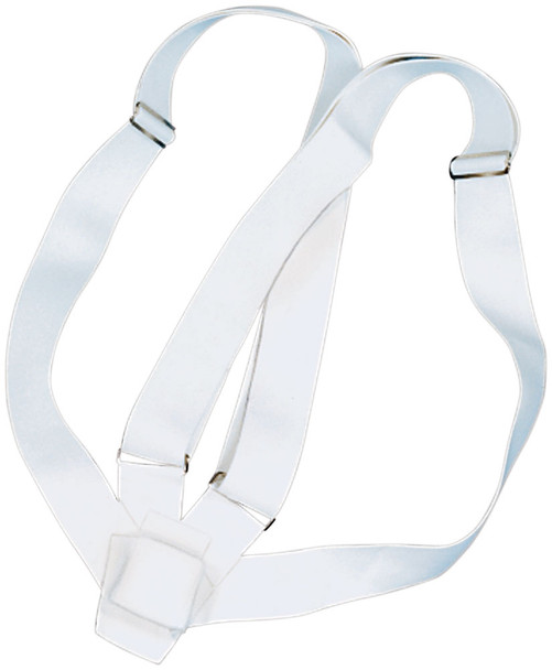 Double Strap White Web Carrying Belt With Pole Pocket