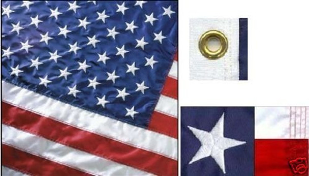 Perma-Nyl 5'x8' Nylon U.S. Flag By Valley Forge Flag 58211000