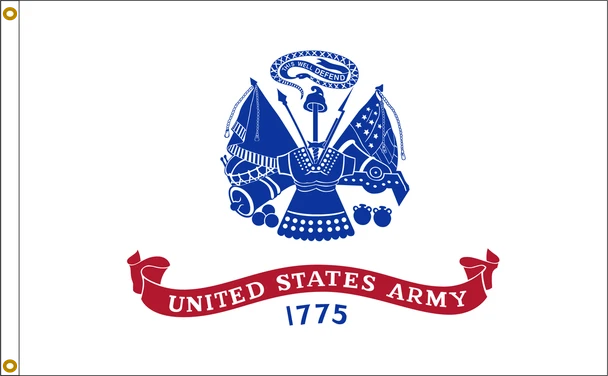 US Army 2 feet by 3 feet Nylon Flag