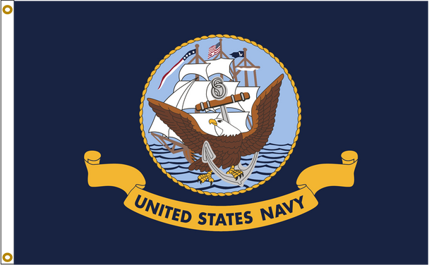 US Navy 3ftx5ft Nylon Flag