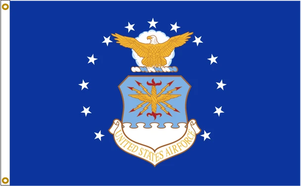 US Air Force 6 feet by 10 feet Nylon Flag