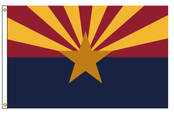 Arizona 6 feet by 10 feet Nylon State Flag 6 feet by 10 feet