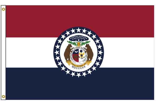 Missouri 6 feet by 10 feet Nylon State Flag 6 feet by 10 feet