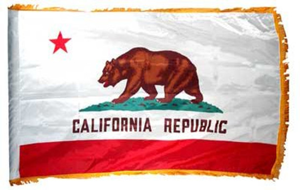 California State Flag 3x5 Feet Indoor Spectramax Nylon by Valley Forge Flag 35242050