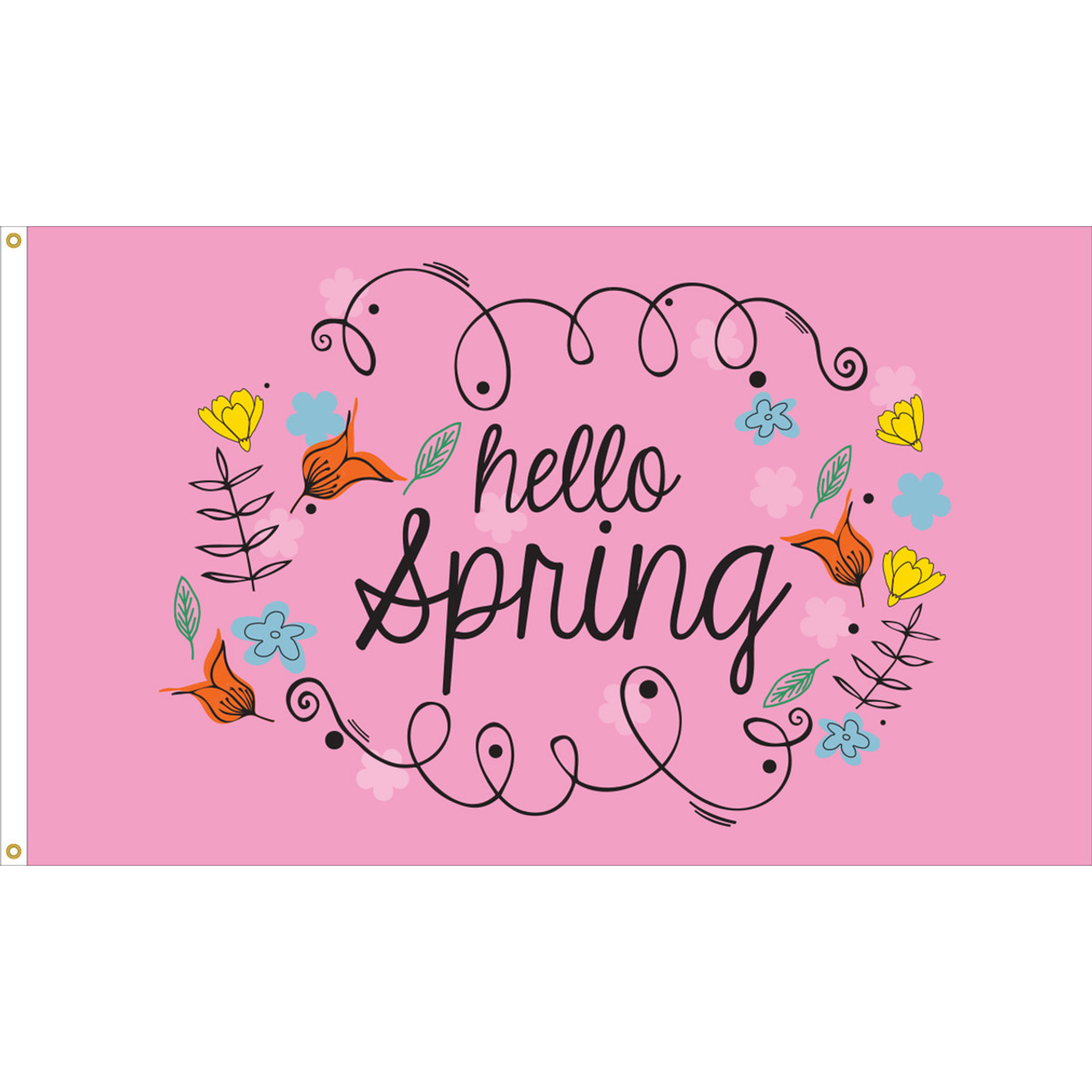 Spring Floig Get Your Home Ready for Spring with the Hello Spring Flag - FORTISVEX