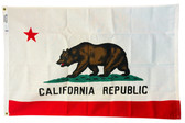 California 5x8 Feet Printed 2-Ply Polyester State Flag with Brass Grommets – Made in the USA