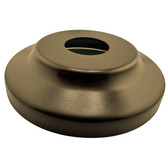 Painted Bronze Flagpole Flash Collar Base for 2 Inch Diameter Flag Pole Inground, Thick Aluminum Standard Profile Flash Collar for Flagpole Hardware 8 Inch Outside Diameter 370048