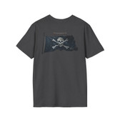Pirate-Themed Unisex T-Shirt, Graphic Tee, Casual Wear, Jolly Roger Flag, Jolly Roger Flag One