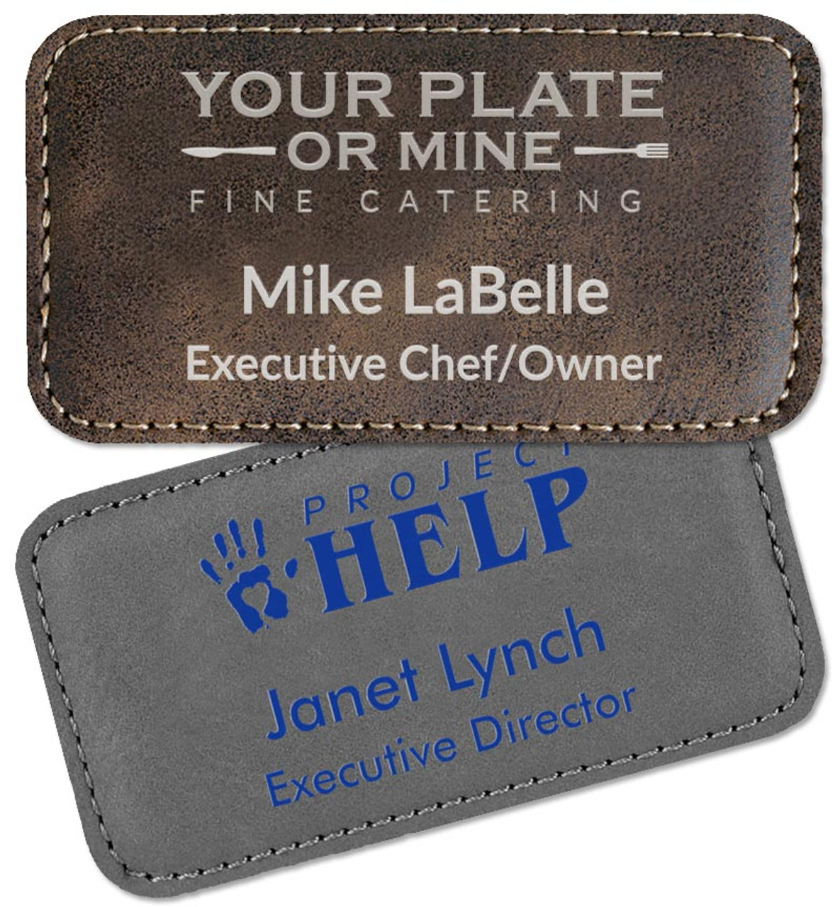 Executive Silver Name Badges Name Badges