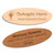 Wood name badges engraved with logo and name and title for Church Organization