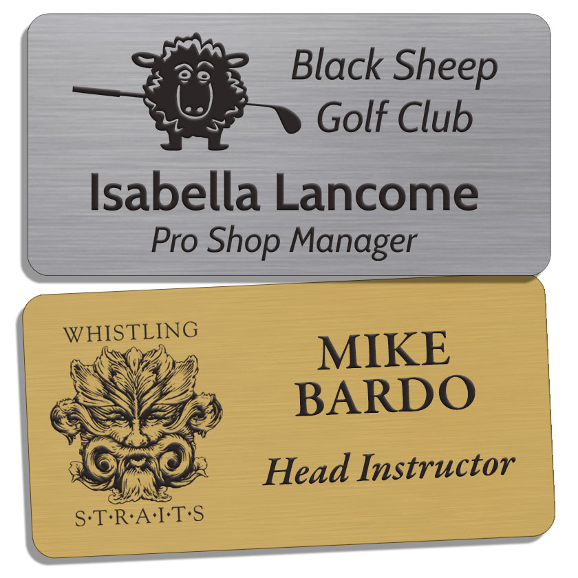 Golf Course & Country Club Name Badges | Design Custom Name Tags Online