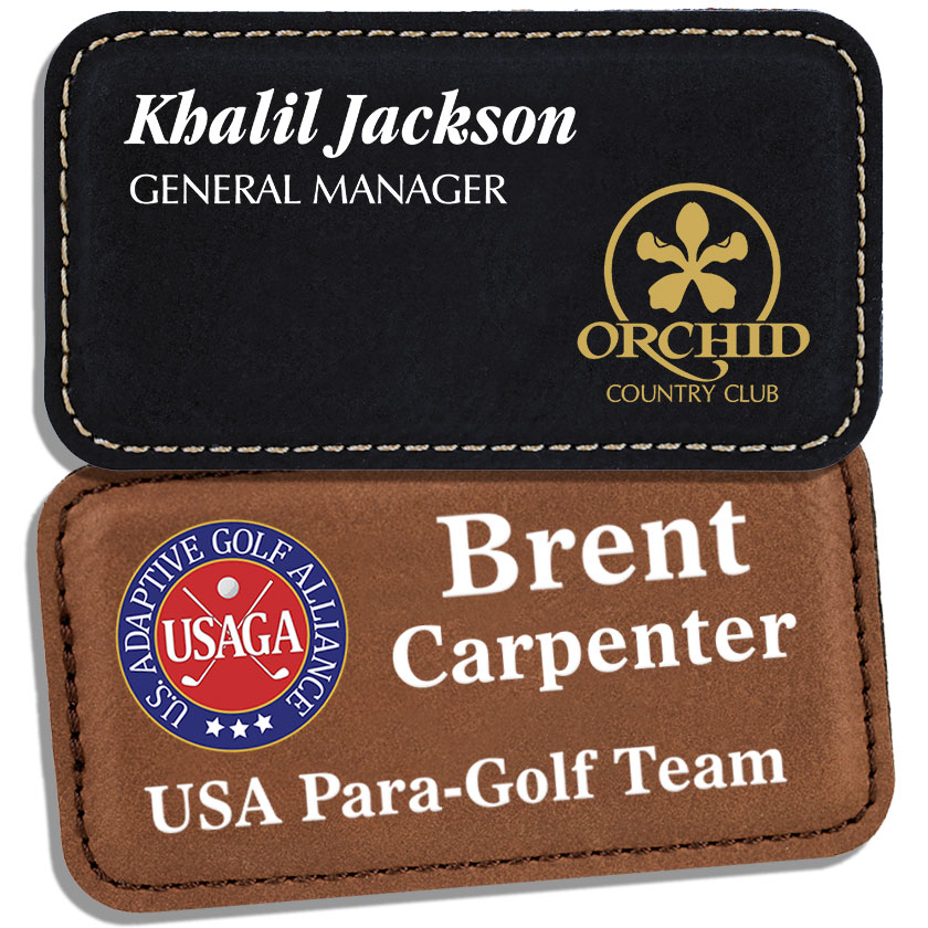 Golf Course & Country Club Name Badges | Design Custom Name Tags Online