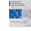 Transparent Film Dressing McKesson 2-3/8 X 2-3/4 Inch Frame Style Delivery Octagon Sterile 1/EA