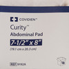 Abdominal Pad Curity 7-1/2 X 8 Inch 1 per Pack Sterile Rectangle 1/EA