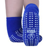 554158_PR Slipper Socks Pillow Paws Bariatric 3X-Large Royal Blue Ankle High 1/PR