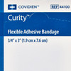 Adhesive Strip Curity 3/4 X 3 Inch Fabric Rectangle Tan Sterile 50/BX