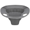 McKesson Stackable Bedpan, Non-Stick Plastic, Latex-Free, Graphite