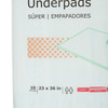 Disposable Underpad McKesson Super 23 X 36 Inch Fluff / Polymer Moderate Absorbency 10/BG