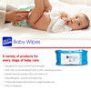 Baby Wipe Nice'n Clean Soft Pack Aloe / Vitamin E / Chamomile Unscented 80 Count 80/BX