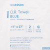 277860_EA O.R. Towel McKesson 17 W X 27 L Inch Blue Sterile 1/EA