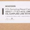 ETCO2 Nasal Sampling Cannula with O2 Delivery With Oxygen Delivery McKesson Adult Curved Prong / NonFlared Tip 1/EA