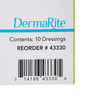 Foam Dressing ComfortFoam Border 3 X 3 Inch With Border Waterproof Backing Silicone Adhesive Square Sterile 1/EA