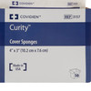 Nonwoven Sponge Curity 3 X 4 Inch 2 per Pack Sterile 4-Ply Rectangle 25/TR