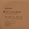 277861_PK O.R. Towel McKesson 17 W X 27 L Inch Blue Sterile 1/PK