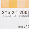 446038_PK Gauze Sponge McKesson 2 X 2 Inch 200 per Pack NonSterile 12-Ply Square 200/PK