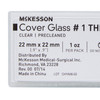 483349_PK Cover Glass McKesson Square No. 1 Thickness 22 X 22 mm 1/PK