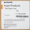 Head Positioner McKesson 9 W X 8 D X 4-1/2 H Inch Foam Freestanding 1/EA