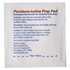 PVP Prep Pad Dynarex 10% Strength Povidone-Iodine Individual Packet Medium NonSterile 100/BX