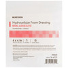 1138302_EA Foam Dressing McKesson 4 X 4 Inch Without Border Film Backing Nonadhesive Square Sterile 1/EA