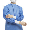 Non-Reinforced Surgical Gown with Towel Astound Small / Medium Blue Sterile AAMI Level 3 Disposable 1/EA