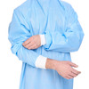 Non-Reinforced Surgical Gown with Towel Halyard Basics X-Large Blue Sterile Disposable 1/EA