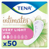 Bladder Control Pad TENA Intimates Very Light 9 Inch Length Light Absorbency Dry-Fast Core One Size Fits Most 50/BG