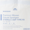 447085_BX Gauze Sponge McKesson 4 X 4 Inch 2 per Pack Sterile 8-Ply Square 50/BX