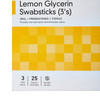 Oral Swabstick McKesson Lemon Glycerin 25/BX
