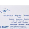 Disposable Underpad TENA Extra Bariatric 36 X 36 Inch Polymer Light Absorbency 10/BG
