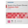 Exam Glove McKesson Small NonSterile Stretch Vinyl Standard Cuff Length Smooth Ivory Not Rated 100/BX