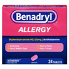 Allergy Relief Benadryl 25 mg Strength Tablet 24 per Box 24/BX