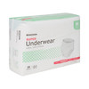 Unisex Adult Absorbent Underwear McKesson Pull On with Tear Away Seams Medium Disposable Moderate Absorbency 20/BG
