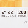 446042_PK Gauze Sponge McKesson 4 X 4 Inch 200 per Pack NonSterile 12-Ply Square 200/PK