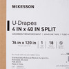 Orthopedic Drape McKesson U-Drape with Split 76 W X 120 L Inch Sterile 1/PK